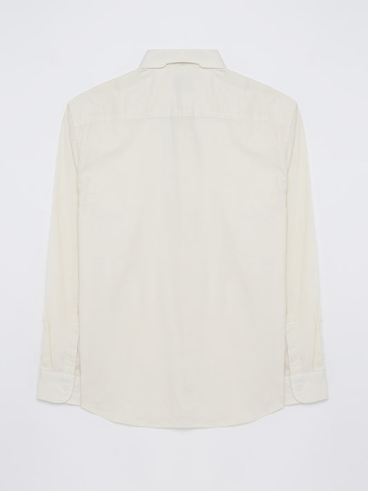 Cloud Cream Full Sleeve Casual Shirt
