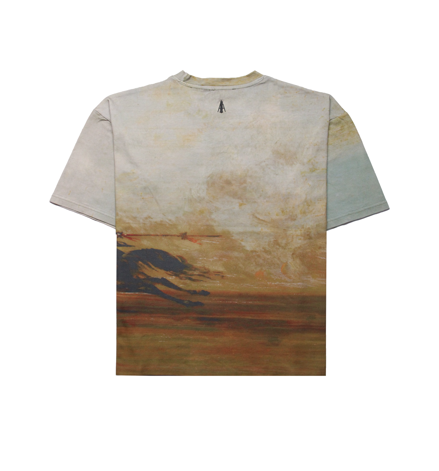 JUSTICE OVER BLOOD CROPPED TEE